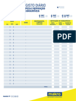 Registo de Limpeza WC