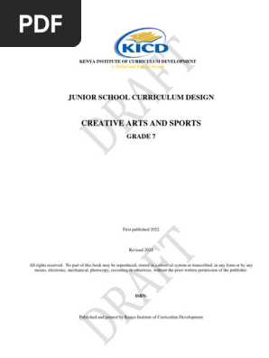 Grade 7 Creative Arts & Sports