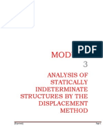 Analysis of Statically Indeterminate Structures by The Displacement Method