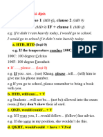 If + clause 1 clause 2 Clause 2 IF + clause 1: 1/ If (nếu) - giả định