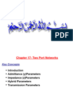 Chapter 17 Two Port Networks