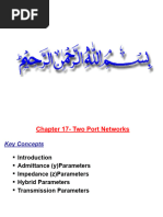 Chapter 17 Two Port Networks