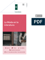 La Moda en La Literatura - Extensión Universitaria en Aula Foz - UNED