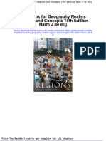 Full Download Test Bank For Geography Realms Regions and Concepts 15th Edition Harm J de Blij PDF Full Chapter