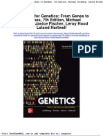 Full Download Test Bank For Genetics From Genes To Genomes 7th Edition Michael Goldberg Janice Fischer Leroy Hood Leland Hartwell PDF Full Chapter