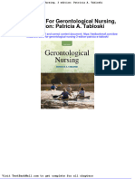 Full Download Test Bank For Gerontological Nursing 3 Edition Patricia A Tabloski PDF Full Chapter