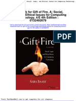 Full Download Test Bank For Gift of Fire A Social Legal and Ethical Issues For Computing Technology 4 e 4th Edition 0132492679 PDF Full Chapter