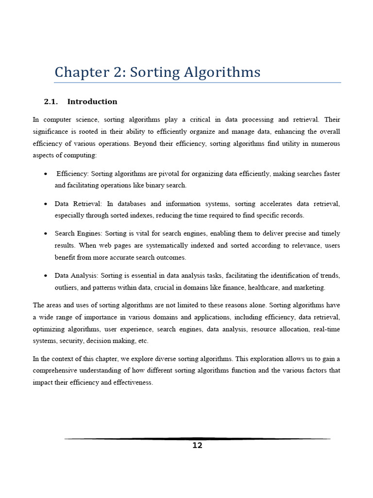 Ch2 Sorting Algorithms | Download Free PDF | Algorithms And Data ...