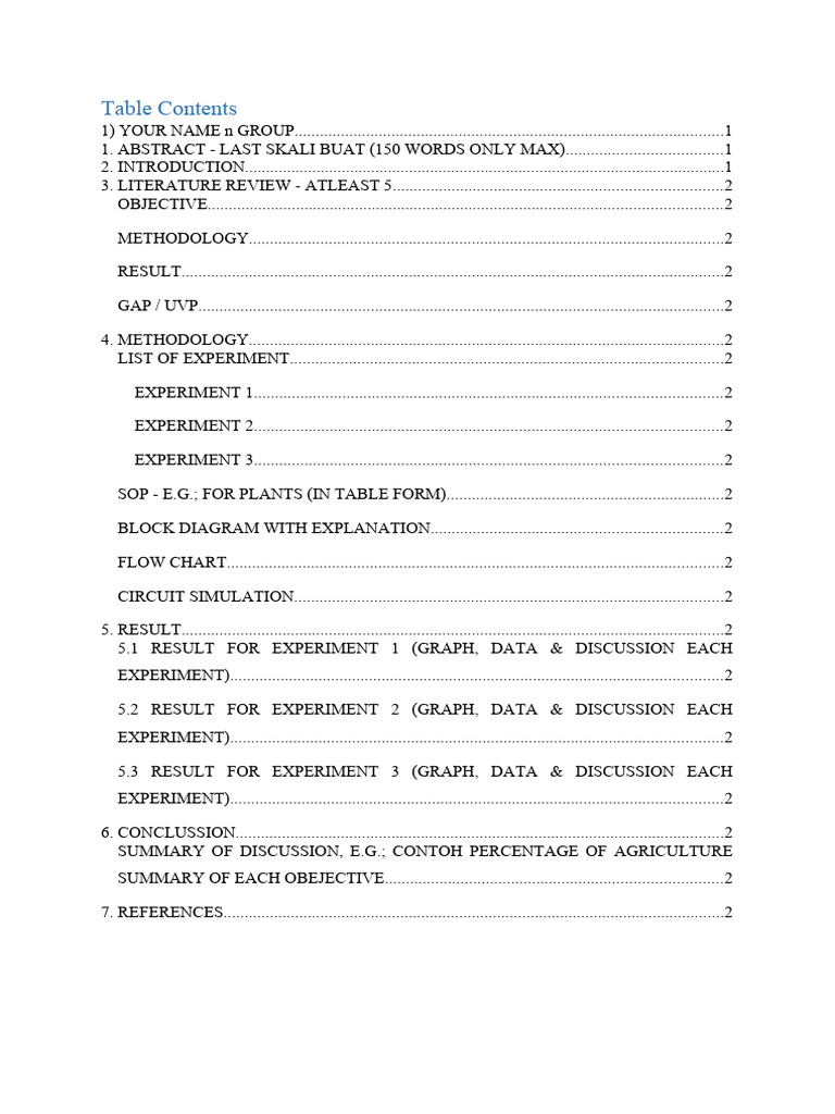 Rain Detection System Research Overview | PDF