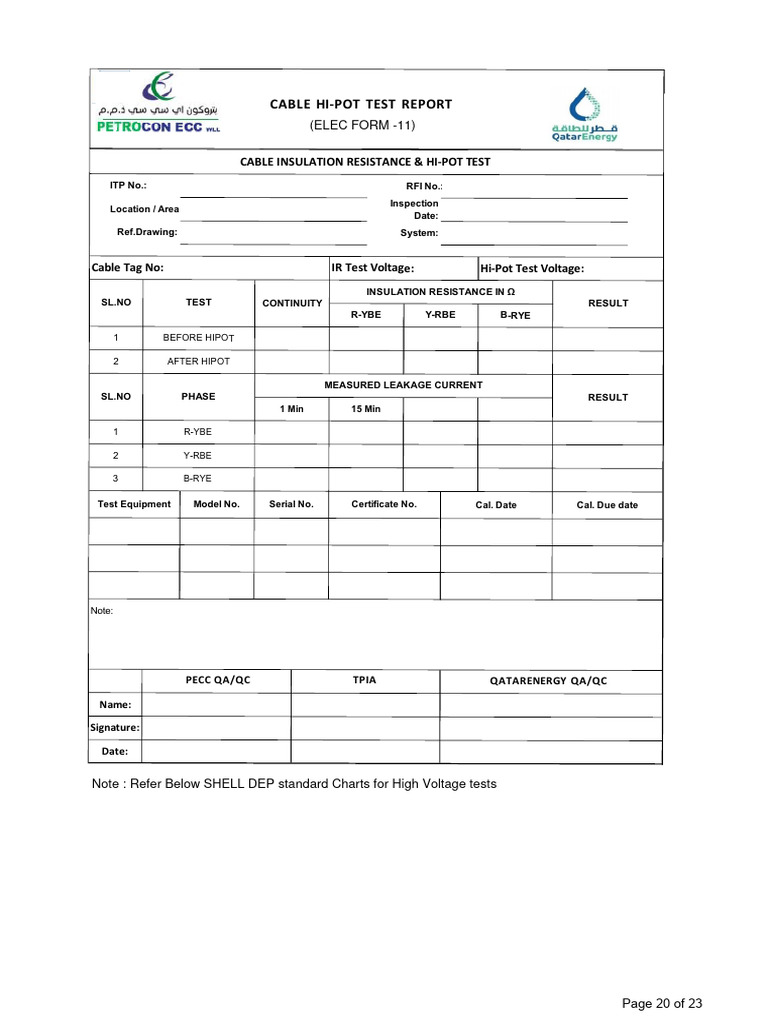Site Acceptance Test Procedure PDF
