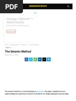 The Seismic Method - Principles and Applications Geology Science