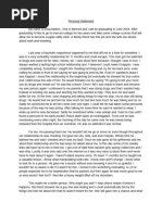 Elisa Melero - Personal Statement