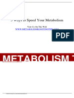 (Ebook) - 5 Ways To Speed Your Metabolism