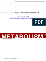 (Ebook) - Natural Way To Boost Metabolism