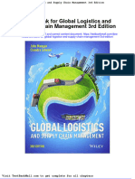 Full Download Test Bank For Global Logistics and Supply Chain Management 3rd Edition PDF Full Chapter