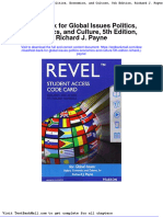 Full Download Test Bank For Global Issues Politics Economics and Culture 5th Edition Richard J Payne PDF Full Chapter