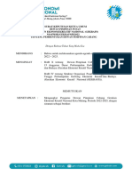 070 Surat Keputusan Ketua Umum Tentang Pembentukan Pengurus Gekrafs Cabang Kota Malang