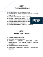 Sop Penyambutan 1