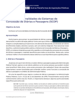 Apostila - Funcionalidades Do Sistemas de Concessão de Diárias e Passagens (SCDP)