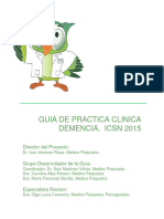 GPC DEMENCIA Clinica Monstserrat