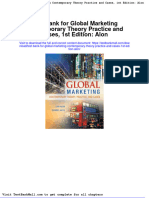 Full Download Test Bank For Global Marketing Contemporary Theory Practice and Cases 1st Edition Alon PDF Full Chapter