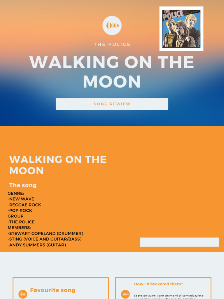 Walking on the moon song review PDF