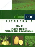 Fitotehnie Vol. II Plante Tehnice, Tuberculifere Și Oleaginoase. VALERIU TABĂRĂ 2005