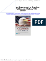 Full Download Test Bank For Government in America People Politics and Policy 17th Edition PDF Full Chapter