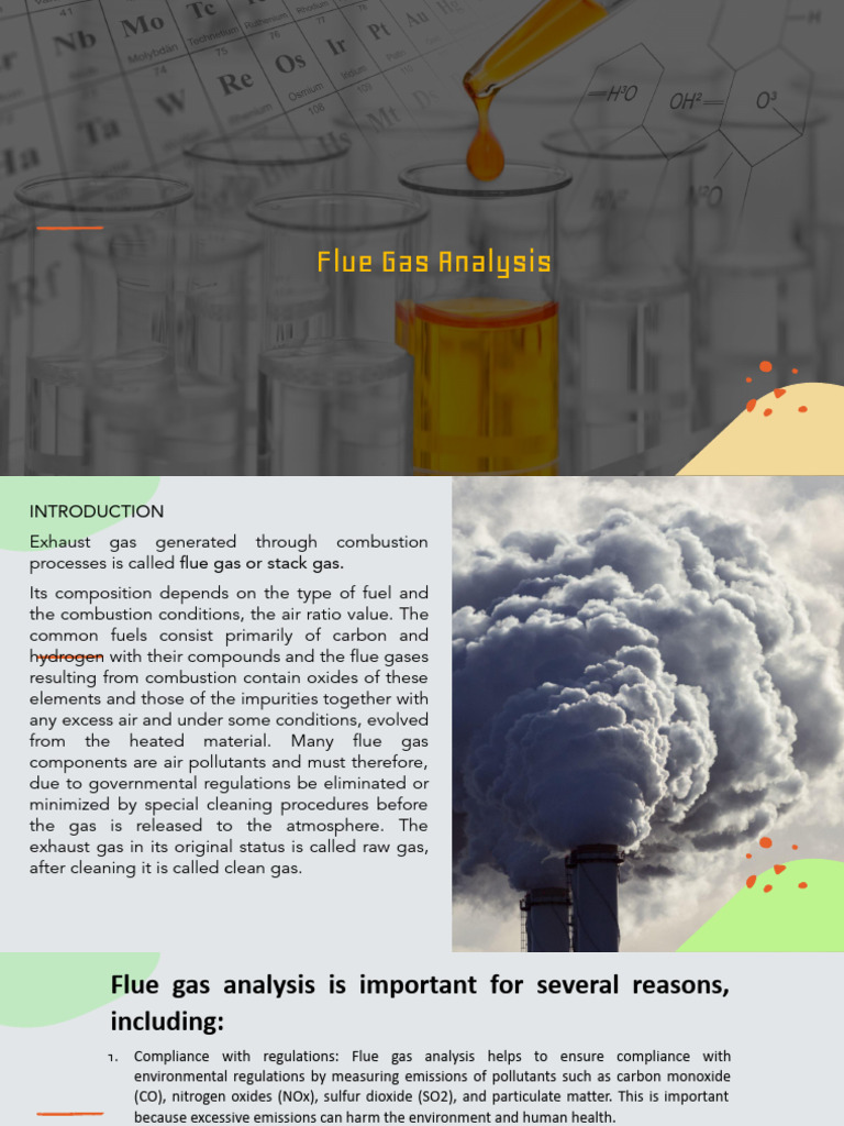 Flue gas analysis PDF Flow Measurement Combustion