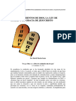 Los Mandamientos de Dios, La Ley de Moises y La Gracia de Je