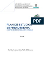 Plan de Área Emprendimiento 2019