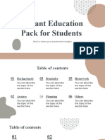 Elegant Education Pack For Students XL by Slidesgo