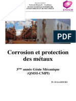 Corrosion Et Protection Des Métaux