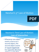 Newtons 3rd Law of Motion