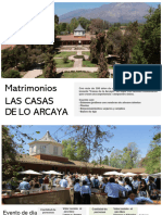 Presentación Casas de Lo Arcaya Matrimonios