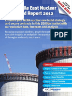 The Middle East Nuclear New Build Report 2012
