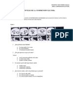 Práctica Niveles de La Comprensión Lectora