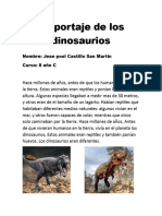 Reportaje de Los Dinosaurios