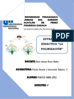 Estrategia Didáctica "La Polinización"