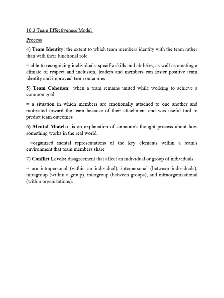 10 3 Team Effectiveness Model Pdf