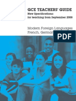 GCE Teacher's Guide For Teaching From 2008