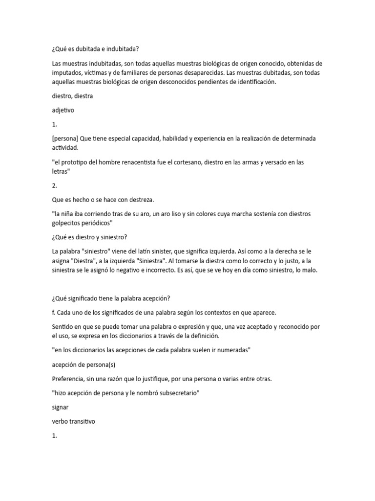 Palabras Buscadas 2 | PDF | Mandato | Sentencia (ley)