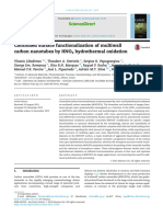 Controlled Surface Functionalization of Multiwall Carbon Nanotubes by HNO3 Hydrothermal Oxidation