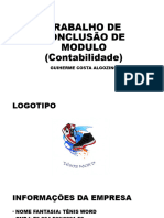 TRABALHO DE CONCLUSÃO DE MODULO (Contabilidade)