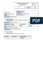 Informe de Investigación de Accidente Claudio Araneda CTP01-SB