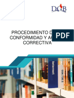 Procedimiento de No Conformidad y Acciones Correctivas