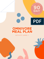 Ominivore - 90 Day Journey - Activity 1