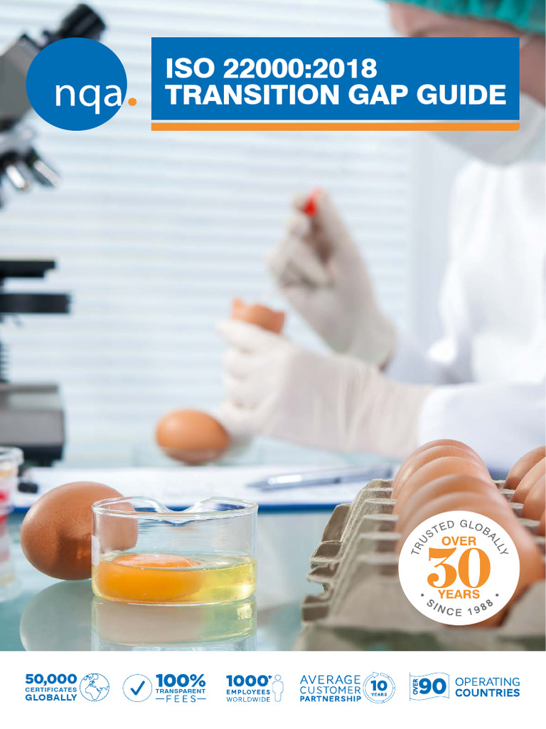 ISO 22000:2018 Transition Gap Guide | PDF | Audit | Risk