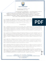 Alcalde Pinedo Firmó El Decreto 147 para Prohibir Sustancias Psicoactivas en Espacios Públicos