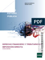 Guía de Estudio Pública: Derecho Financiero Y Tributario Ii.1: Imposición Directa
